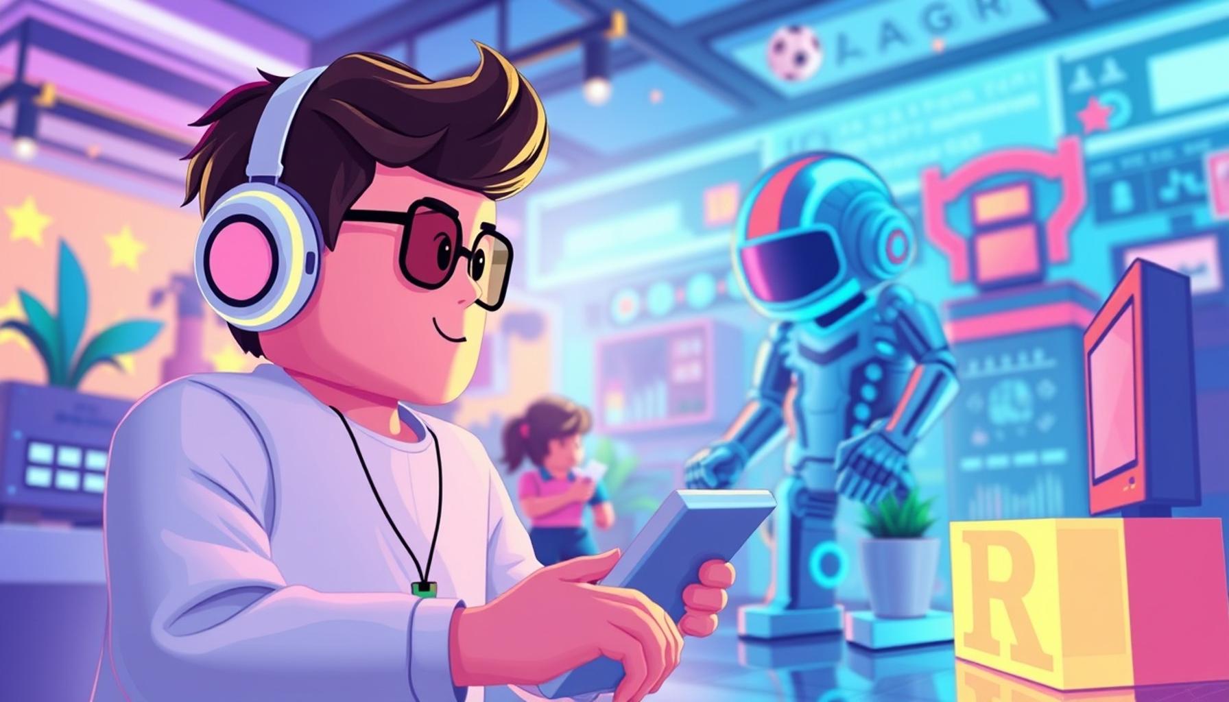 A influência da inteligência artificial na criação de experiências imersivas dentro do Roblox