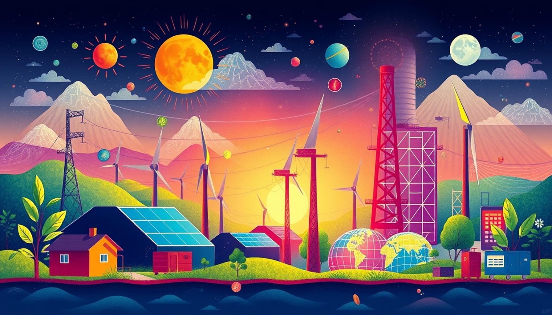Die Integration erneuerbarer Energien in das deutsche Stromnetz: Technologische Lösungen für eine nachhaltige Zukunft